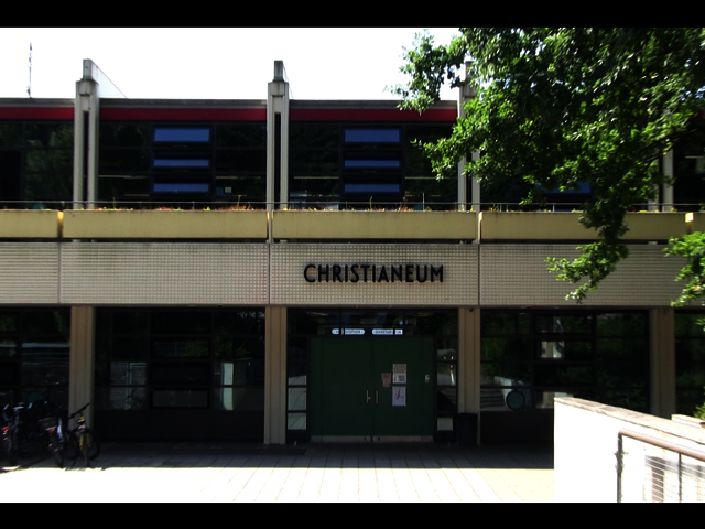 The Christianeums main entrance